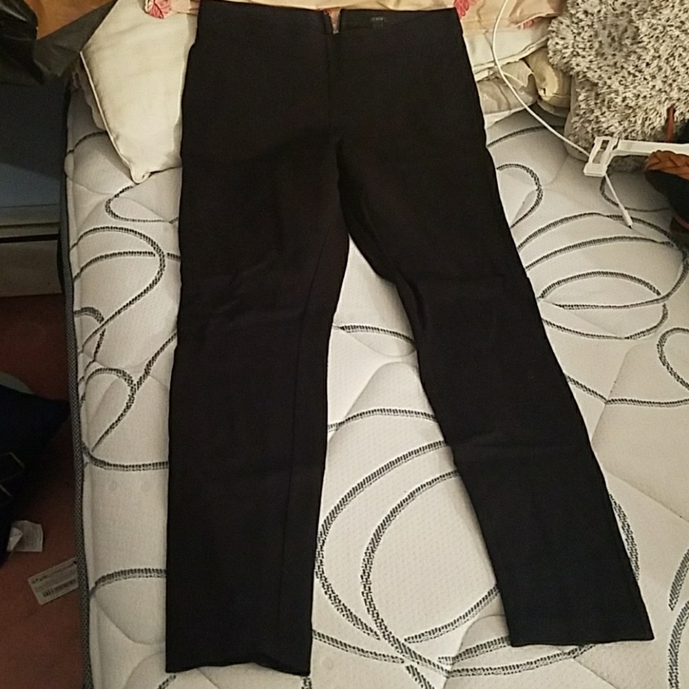 J. Crew Black Stretch Slacks